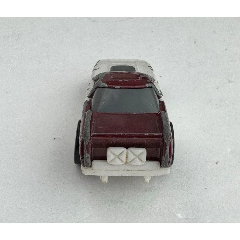 Hot Wheels 1999 McDonalds‎ Happy Meal Funny Car Dragster White Maroon SV 01